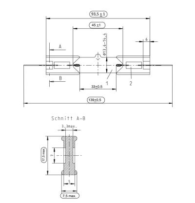 Zeichnung - High Pressure UV Lamps HTC, HTC 400-221